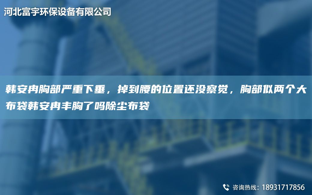 韓安冉胸部嚴重下垂，掉到腰的位置還沒(méi)察覺(jué)，胸部似兩個(gè)大布袋韓安冉豐胸了嗎除塵布袋