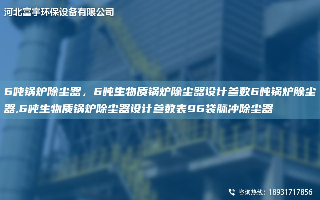6噸鍋爐除塵器，6噸生物質(zhì)鍋爐除塵器設計參數6噸鍋爐除塵器,6噸生物質(zhì)鍋爐除塵器設計參數表96袋脈沖除塵器
