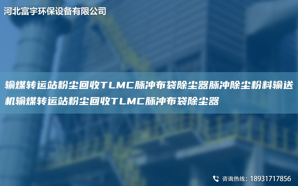 輸煤轉運站粉塵回收TLMC脈沖布袋除塵器脈沖除塵粉料輸送機輸煤轉運站粉塵回收TLMC脈沖布袋除塵器