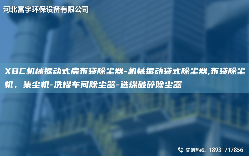 XBC機械振動(dòng)式扁布袋除塵器-機械振動(dòng)袋式除塵器,布袋除塵機，集塵機-洗煤車(chē)間除塵器-選煤破碎除塵器