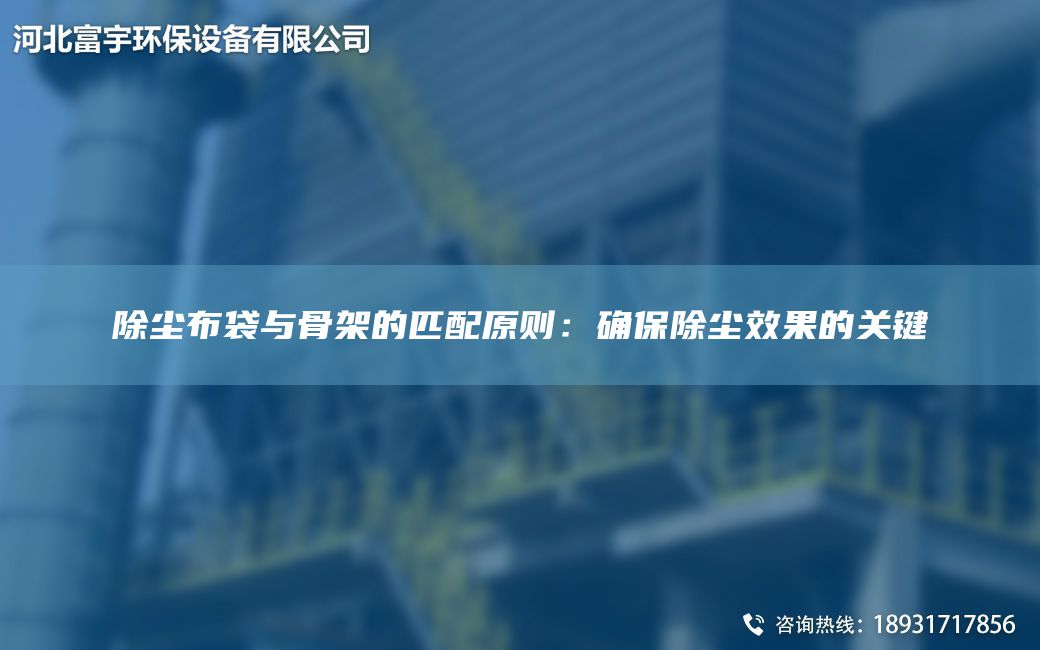 除塵布袋與骨架的匹配原則：確保除塵效果的關(guān)鍵